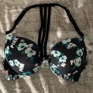 Pink Black Floral Wear Everywhere Push-up 34B